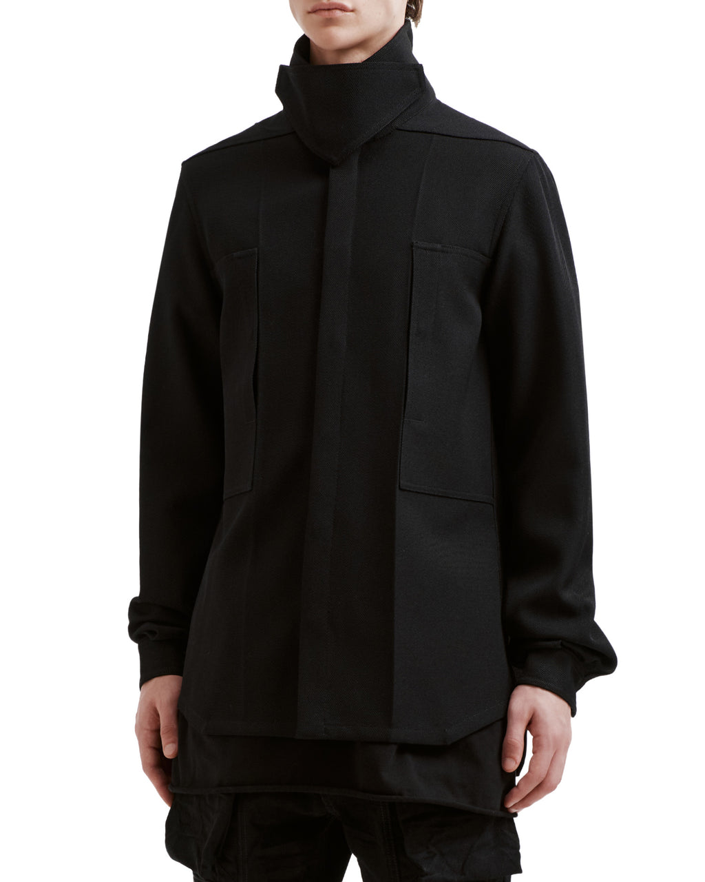High neck shirt