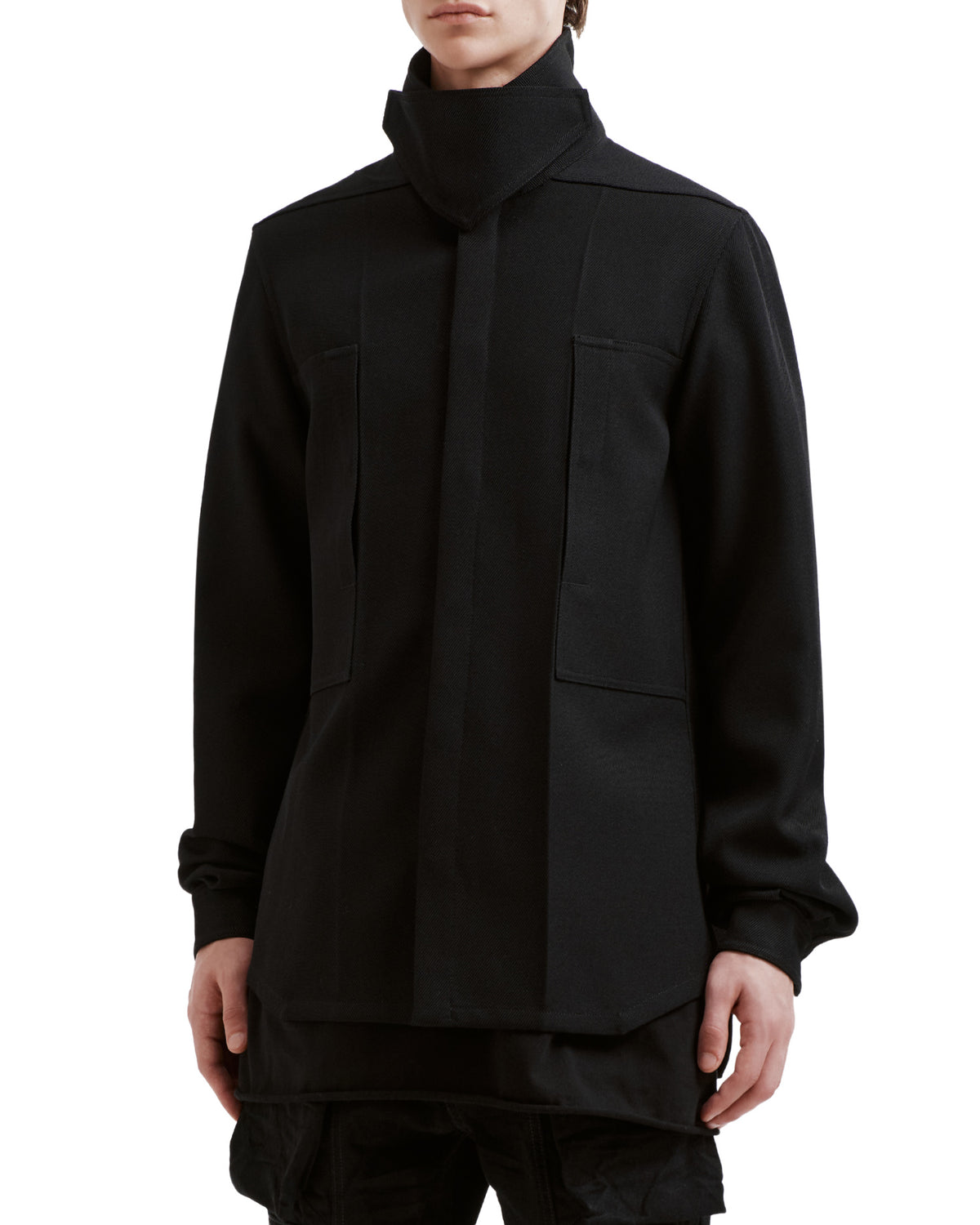 High neck shirt