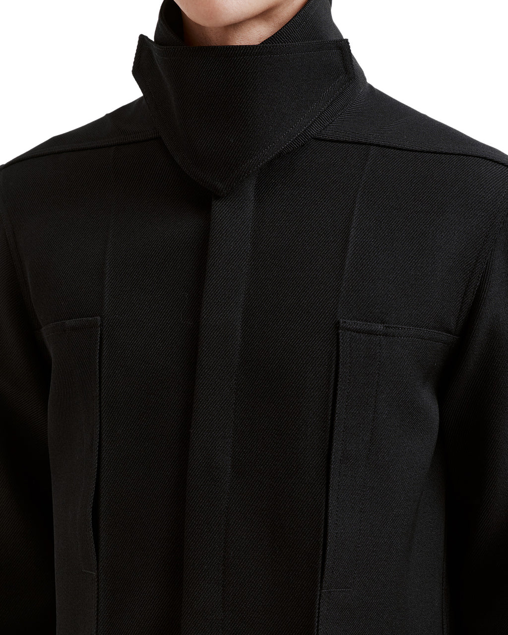 High neck shirt