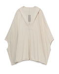Hooded poncho top