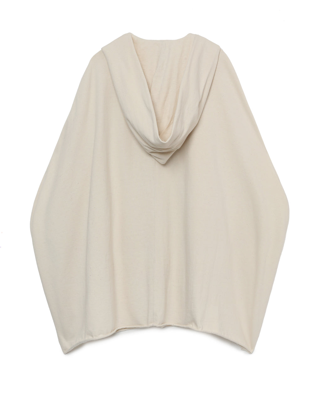Hooded poncho top