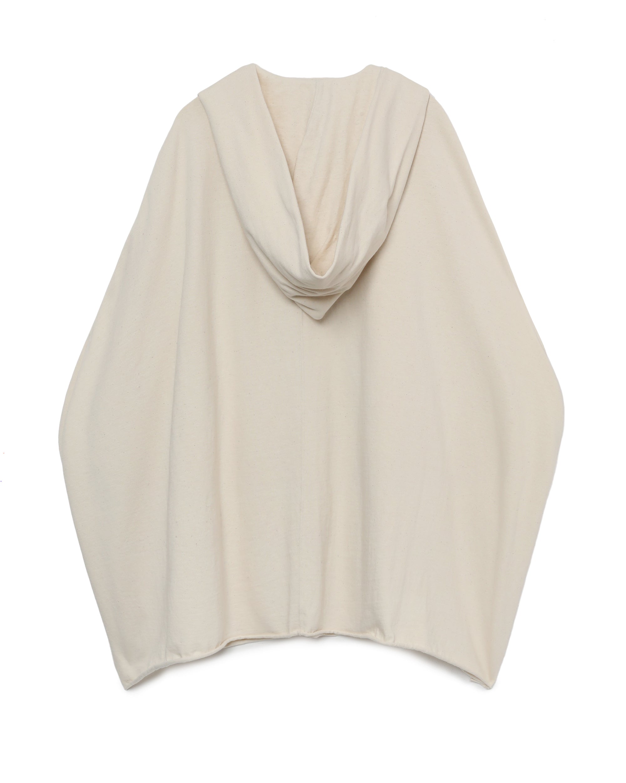 Hooded poncho top