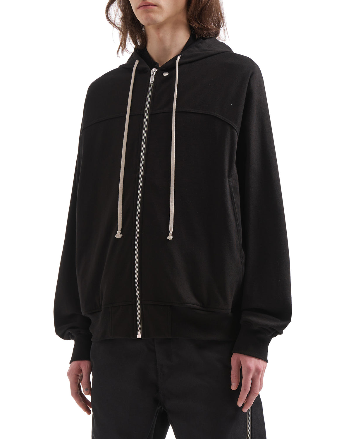 Zip hooded jacket