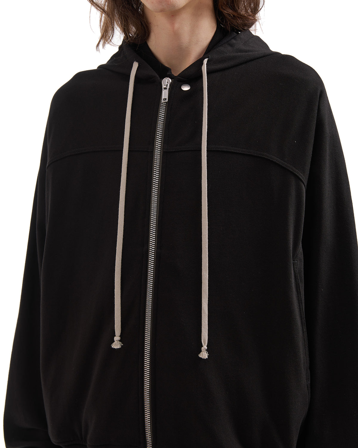 Zip hooded jacket