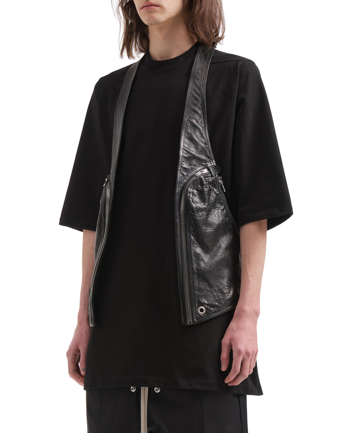 Leather vest