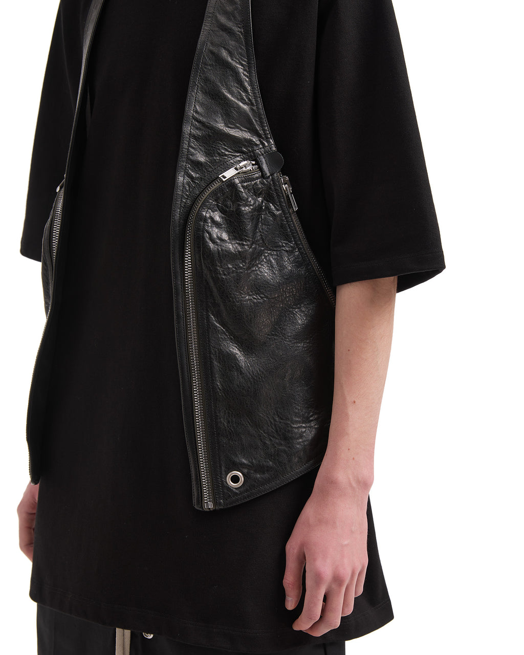 Leather vest