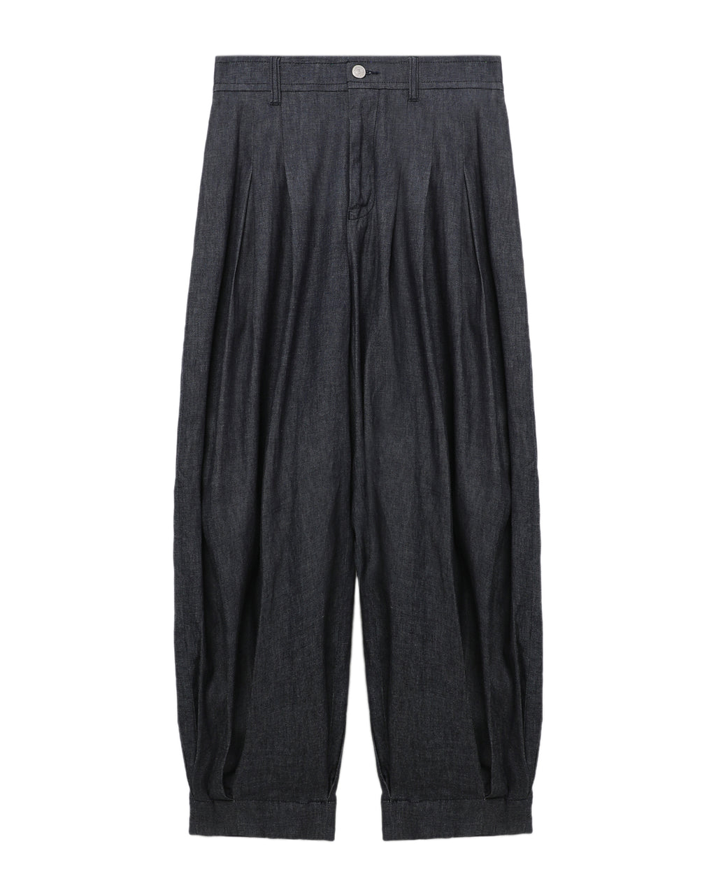 Pleated jeans