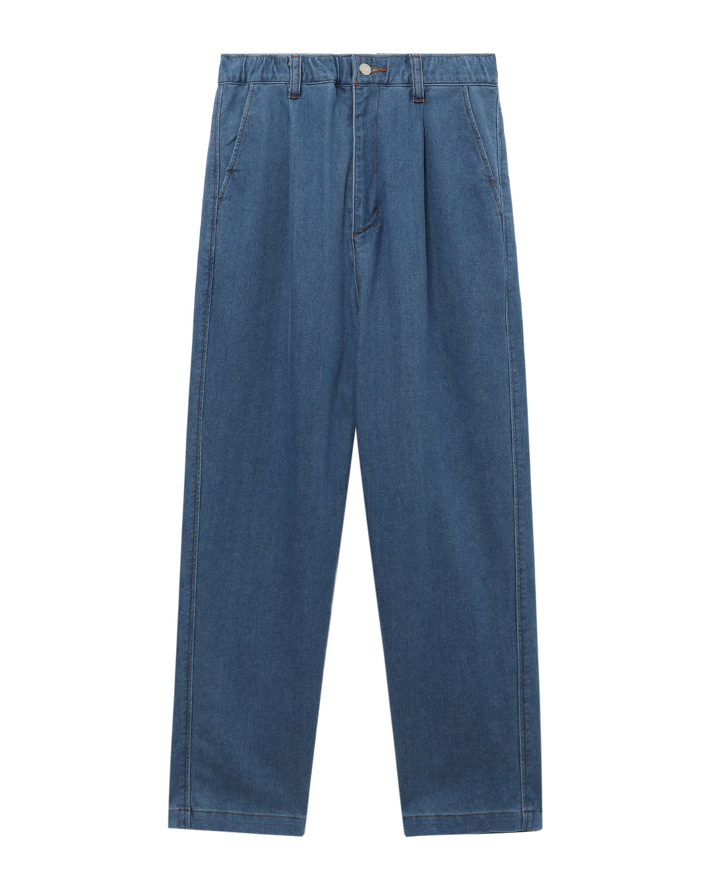 Drop crotch denim pants