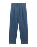 Drop crotch denim pants